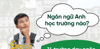 Ngôn ngữ Anh học trường nào? 14 trường dạy ngôn ngữ Anh tốt nhất