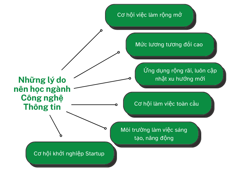 Những lý do nên học ngành Công nghệ Thông tin