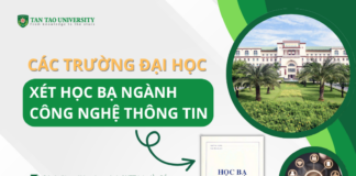 xét học bạ ngành công nghệ thông tin