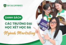 các trường xét tuyển học bạ ngành marketing