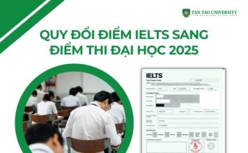 Quy đổi điểm IELTS sang điểm thi đại học 2025