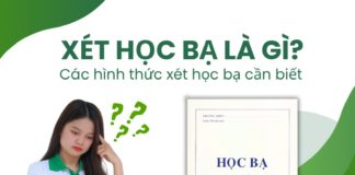 Xét học bạ là gì