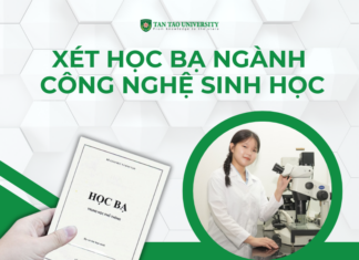 Xét học bạ ngành công nghệ sinh học