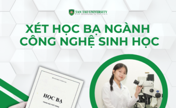 Xét học bạ ngành công nghệ sinh học