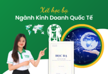 xét học bạ ngành kinh doanh quốc tế