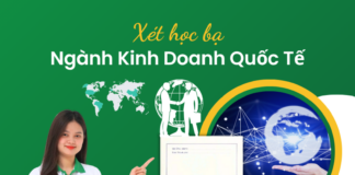 xét học bạ ngành kinh doanh quốc tế