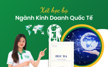 xét học bạ ngành kinh doanh quốc tế