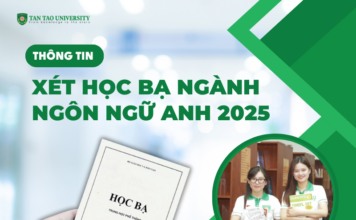 xét học bạ ngành ngôn ngữ anh