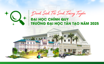 Danh sách trúng tuyển Trường Đại học Tân Tạo