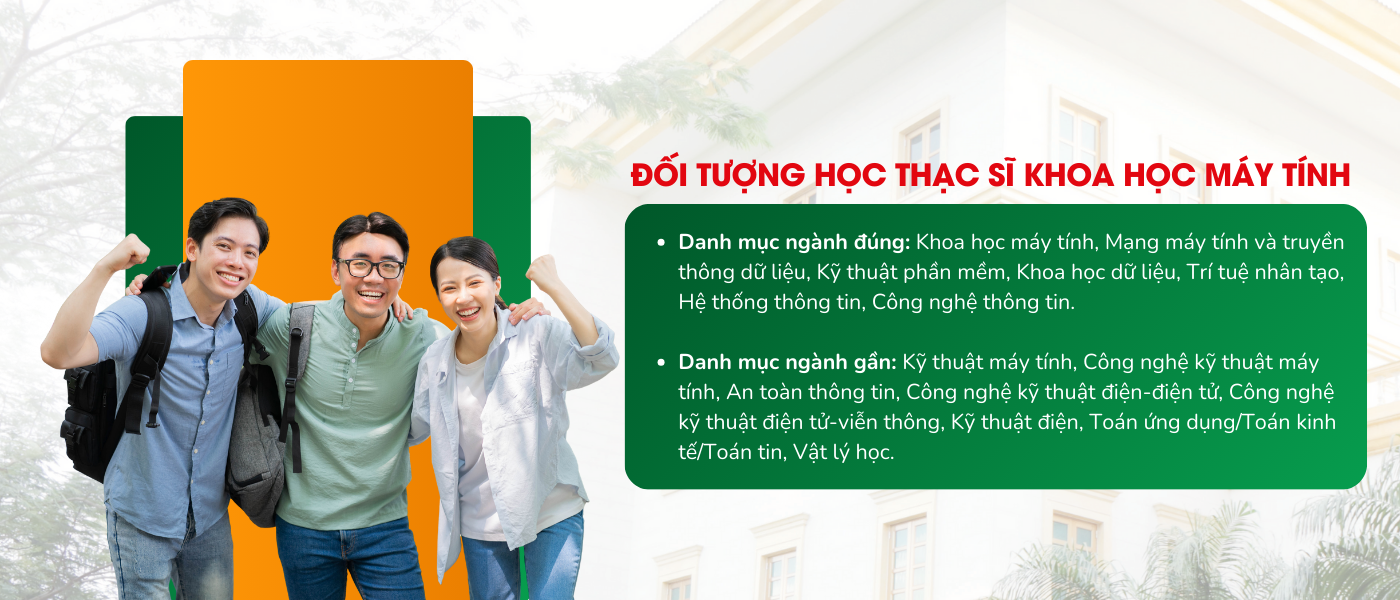 Đối tượng học Thạc sĩ khoa học máy tính