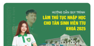 Hướng dẫn nhập học trường đại học Tân Tạo