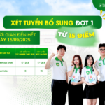 XÉT TUYỂN BỔ SUNG ĐỢT 1