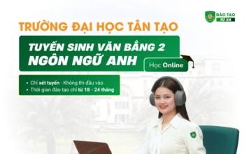 Trường Đại Học Tân Tạo tuyển sinh văn bằng 2 ngôn ngữ Anh