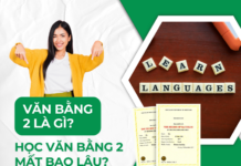 Văn bằng 2 ngôn ngữ Anh