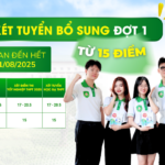 xét tuyển bổ sung đợt 1