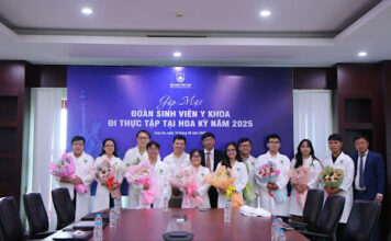 Sinh viên Y Khoa Đại học Tân Tạo chuẩn bị trước chuyến thực tập tại Hoa Kỳ năm 2025