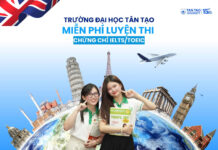 Trường Đại Học Tân Tạo Miễn Phí Luyện Thi