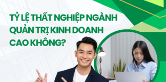Tỷ lệ thất nghiệp quản trị kinh doanh cao không?