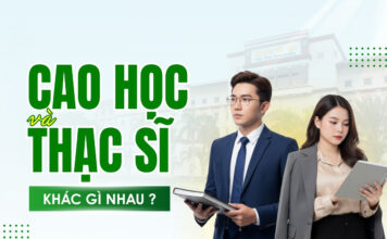 Cao học và thạc sĩ khác gì nhau?