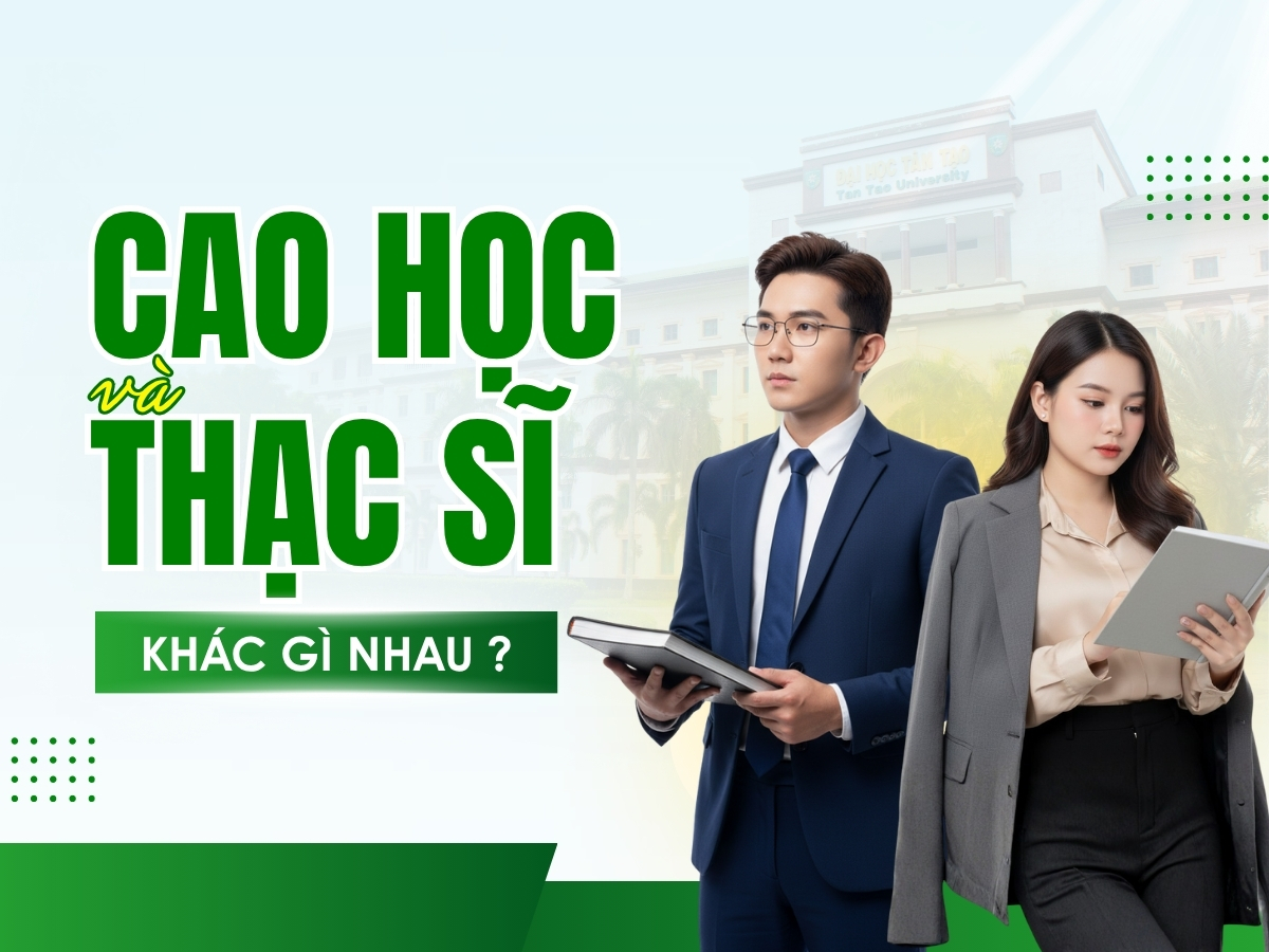 Cao học và thạc sĩ khác gì nhau?
