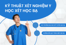 Kỹ thuật xét nghiệm y học xét học bạ