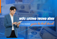 Mức lương trung bình của ngành quản trị kinh doanh