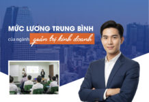 Mức lương trung bình của ngành quản trị kinh doanh