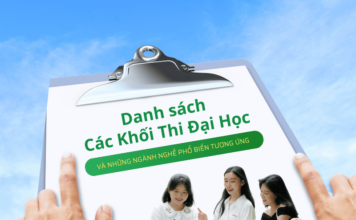 Danh sách Các Khối Thi Đại Học