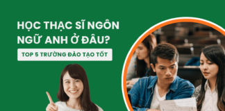 học thạc sĩ ngôn ngữ anh ở đâu