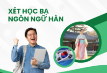 Xét Học Bạ Ngôn Ngữ Hàn