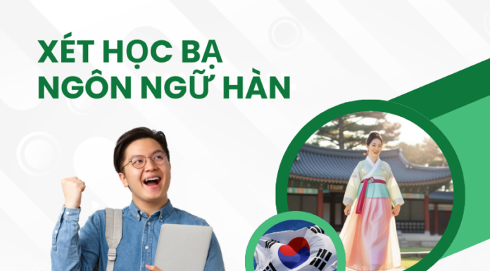 Xét Học Bạ Ngôn Ngữ Hàn