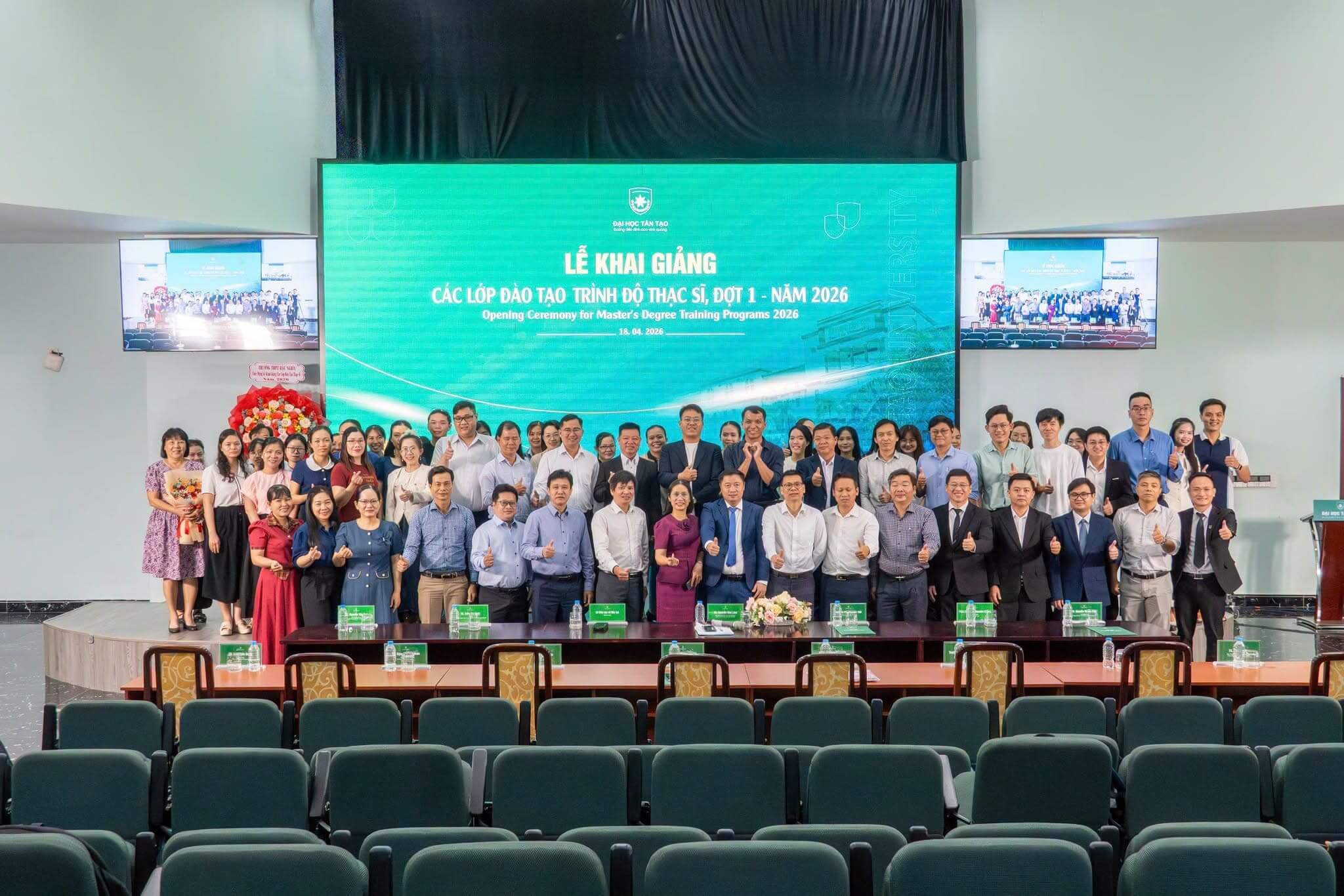 le khai giang lop dao tao thac si dot 1 nam 2026