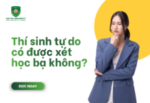 Thí sinh tự do có được xét học bạ không?