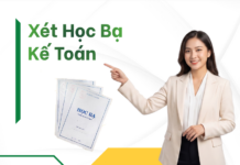 Xét học bạ kế toán
