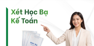 Xét học bạ kế toán