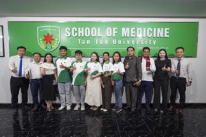 TAN TAO UNIVERSITY WELCOMES A DELEGATION OF CAMBODIAN TRAINEES FOR A VISIT AND EXPERIENCE OF THE MEDICAL TRAINING ENVIRONMENT 1 DSC02029 1