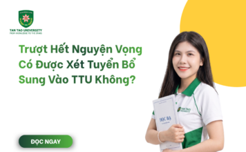 Trượt Hết Nguyện Vọng Có Được Xét Tuyển Bổ Sung Vào TTU Không?