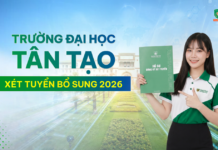 Xét Tuyển Bổ Sung Trường Đại Học Tân Tạo (TTU) 2026 Xét tuyển bổ sung - Trường đại học Tân Tạo