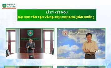 TRƯỜNG ĐẠI HỌC TÂN TẠO KÝ KẾT MOU VỚI ĐẠI HỌC SOGANG (HÀN QUỐC), MỞ RỘNG CƠ HỘI HỌC TIẾNG HÀN VÀ HỌC TẬP QUỐC TẾ
