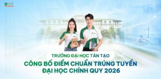 Điểm chuẩn Đại học Tân Tạo 2026