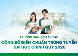 Điểm chuẩn Đại học Tân Tạo 2026