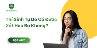 Thí sinh tự do có được xét học bạ không?