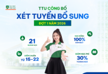 Xét tuyển bổ sung đợt 1