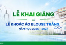 THÔNG BÁO LỄ KHAI GIẢNG NĂM HỌC 2026–2027 VÀ NGHI THỨC KHOÁC ÁO BLOUSE TRẮNG